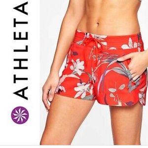Athleta Hudson Printed Floral Boardshort